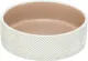 Napf Muster Keramik 0,7 l weiß beige